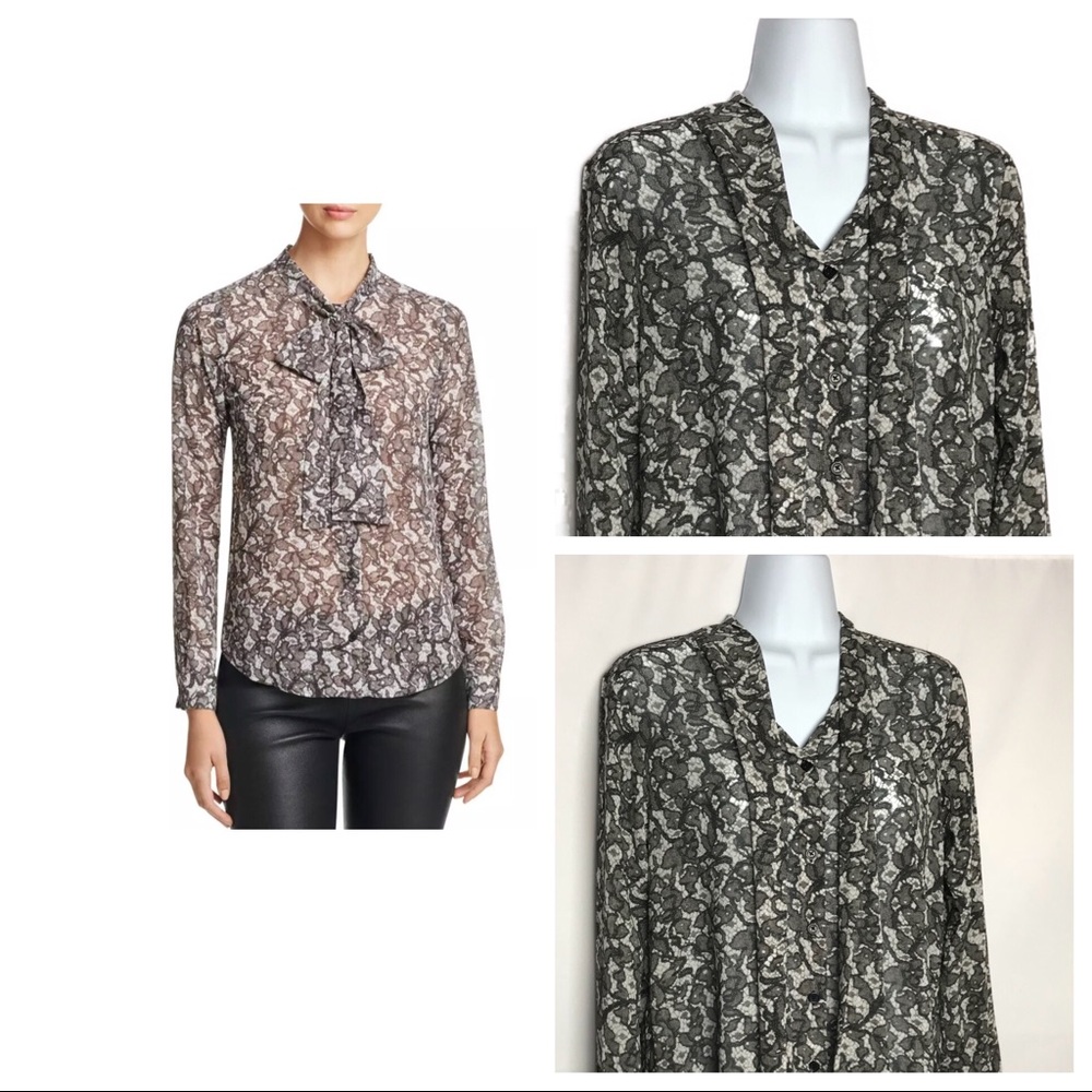 MICHAEL KORS Womens Top Blouse NWT Small